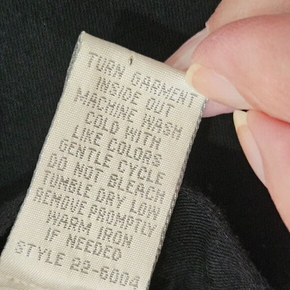 J. Jill Size 14 Stretch Cotton Spandex Straight Leg Black Pants 29" Inseam - Picture 6 of 10